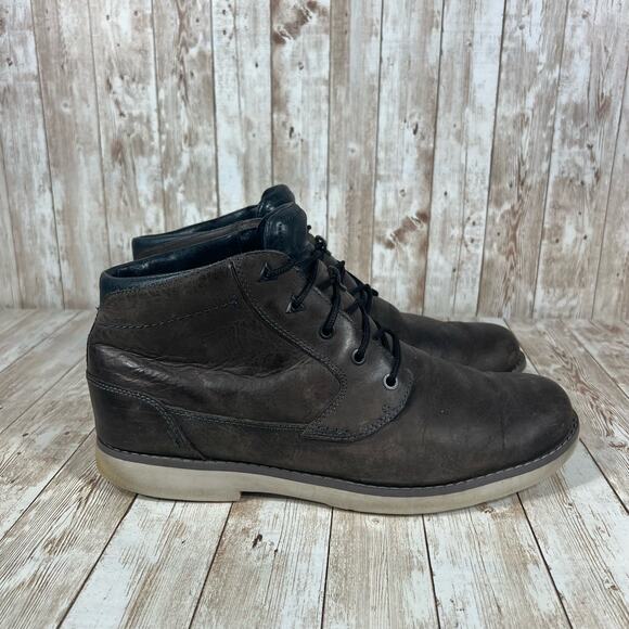 Teva leather chukka boots Mens 11.5‎ - Picture 1 of 8